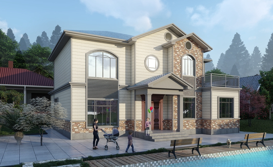 一棟兩層200平方的輕鋼別墅需要多少人施工？