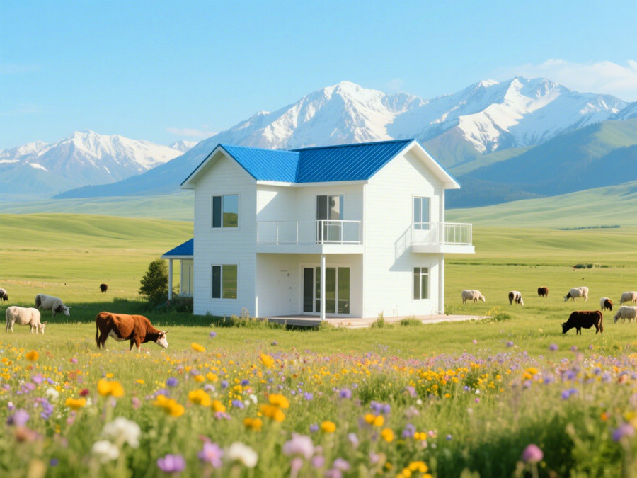 輕鋼別墅適合在新疆建嗎？睿捷輕鋼別墅為您詳細分析